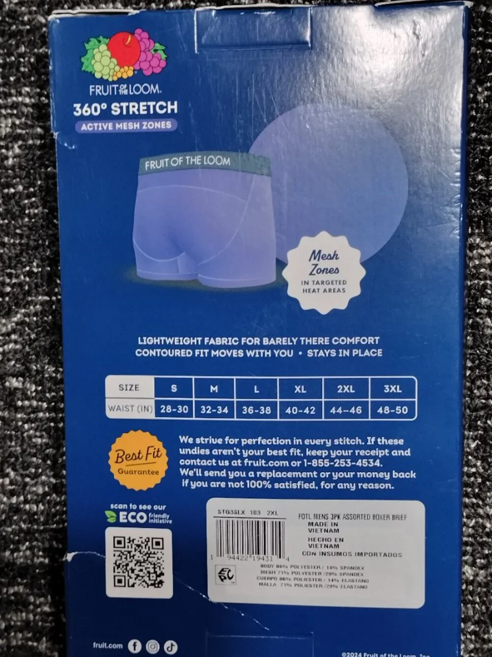 Fruit of the Loom brand new